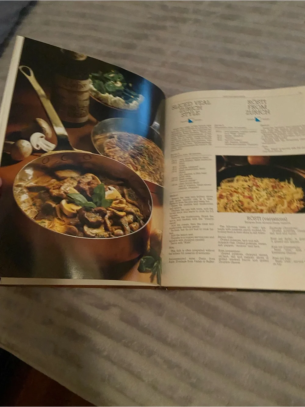 Vtg Culinary Art Traditions Switzerland Cookbook/Swiss Culture Food Recipes HC